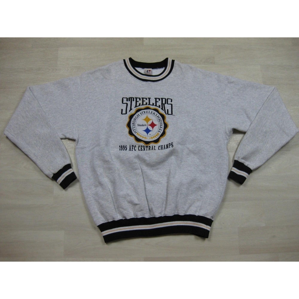 Vintage 90s Pittsburgh Steelers‎ Crewneck Sweatshirt Men's (XL) NFL Football